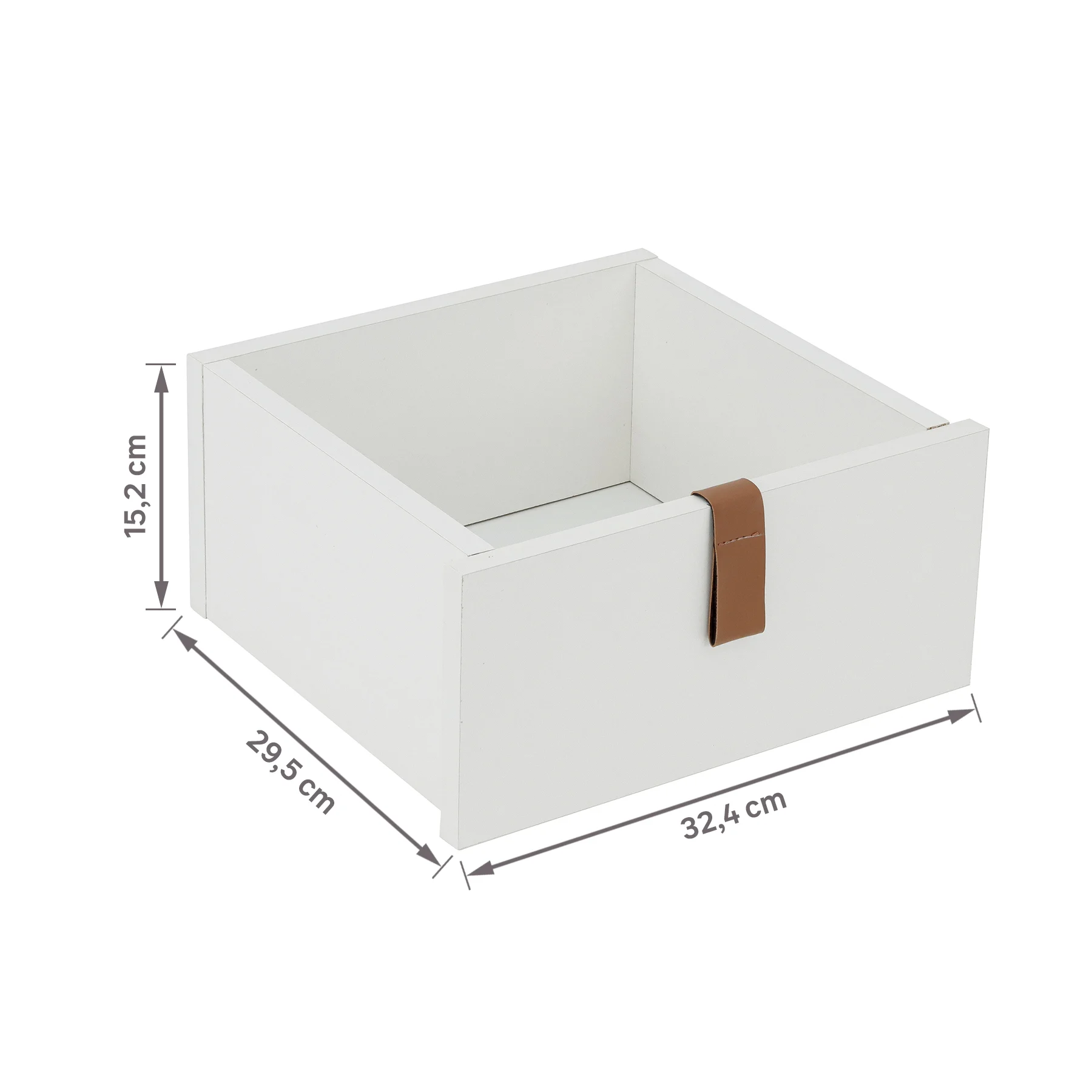 Gaveta Branca para Nicho com Puxador - Imagem 8