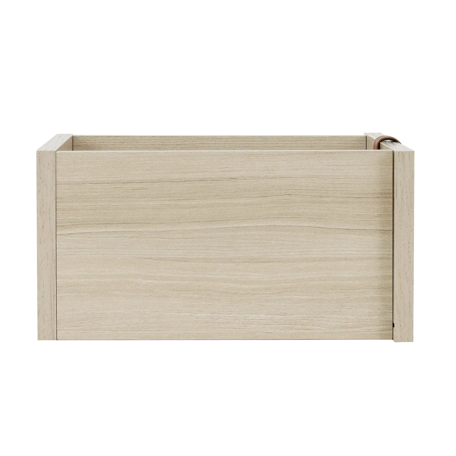 Gaveta Retangular para Nicho com Puxador Carvalho MDP 15,2x29,5x32,4cm - Imagem 5