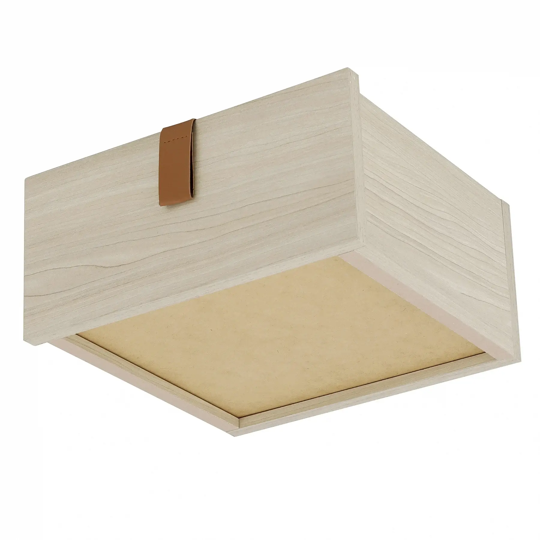 Gaveta Retangular para Nicho com Puxador Carvalho MDP 15,2x29,5x32,4cm - Imagem 4