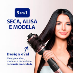 ESCOVA SECADORA ARGAN MONDIAL 1200W ES-14-BI