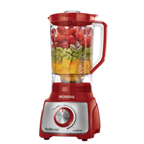 LIQUIDIFICADOR MONDIAL TURBO 3L 12VEL 1100W C/ FILTRO L-1100