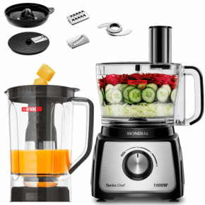 MULTIPROCESSADOR MONDIAL COM LIQUIDIFICADOR 1000W